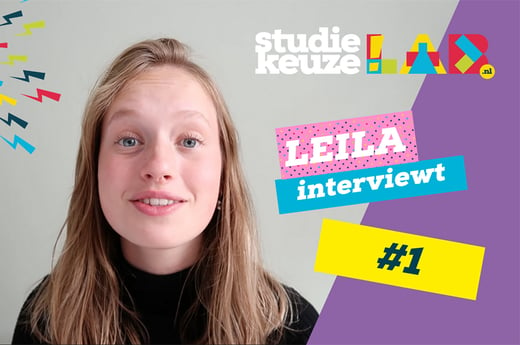 Leila vlogt en interviewt kersverse studenten!