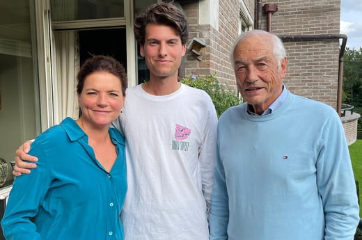 Opa Hans (83) had zo huisvesting toen hij studeerde: 'Voor 19 gulden per maand bij hospita, die ook de was deed'