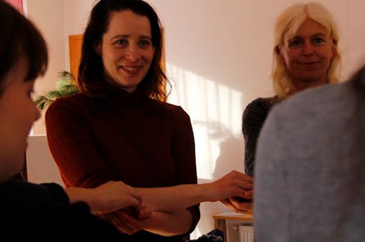 Angeline Hofstee volgt de Master Euritmietherapie: 