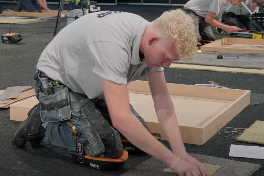 Zó ziet een werkdag van Bryan (Nederlands kampioen woningstofferen) eruit