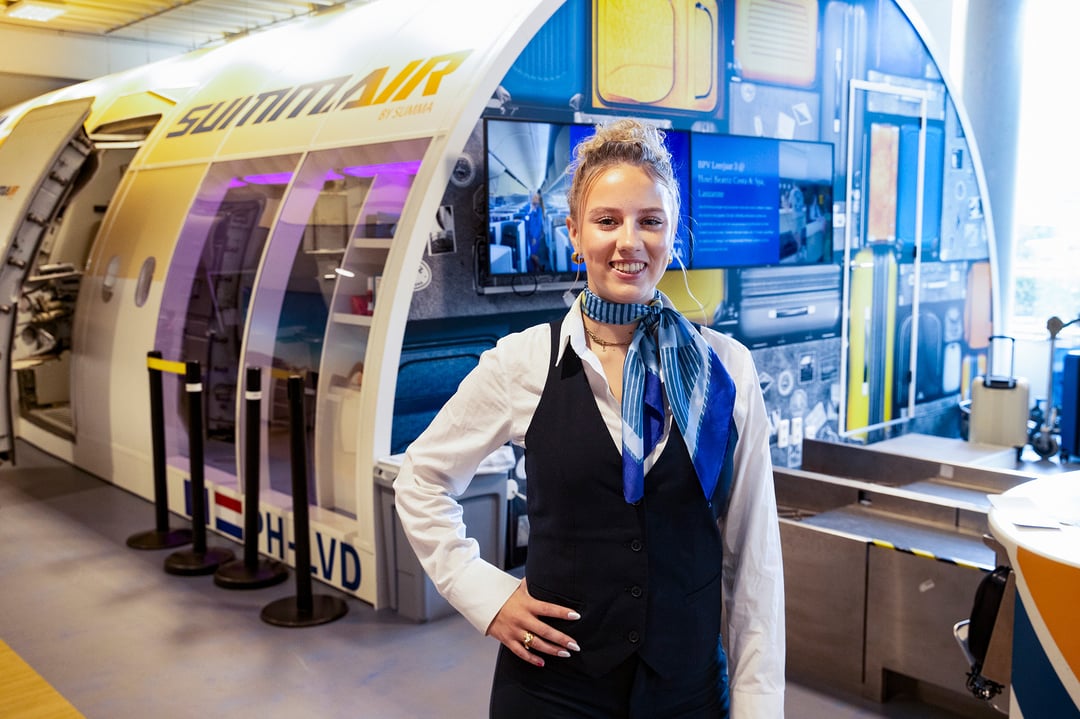 Lotte Meulenbroeks, student Luchtvaartdienstverlening